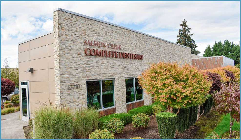 Exterior of dental office building in Salmon Creek